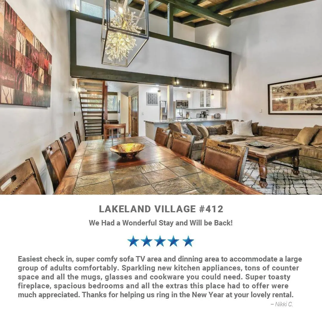 Lakeland Village 412 - 4 Bedroom Plus Loft South Lake Tahoe 0*,  Stati Uniti